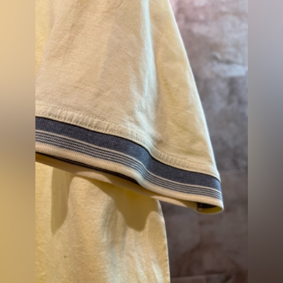 Men Polo Made in Italy Yellow Lg - Picture 4 of 4